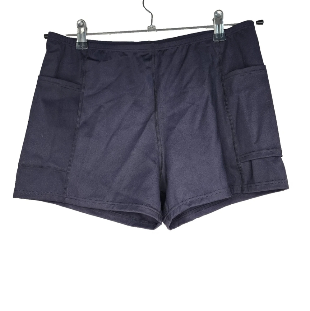 Attraco Pocket Swim Shorts in Black Size L